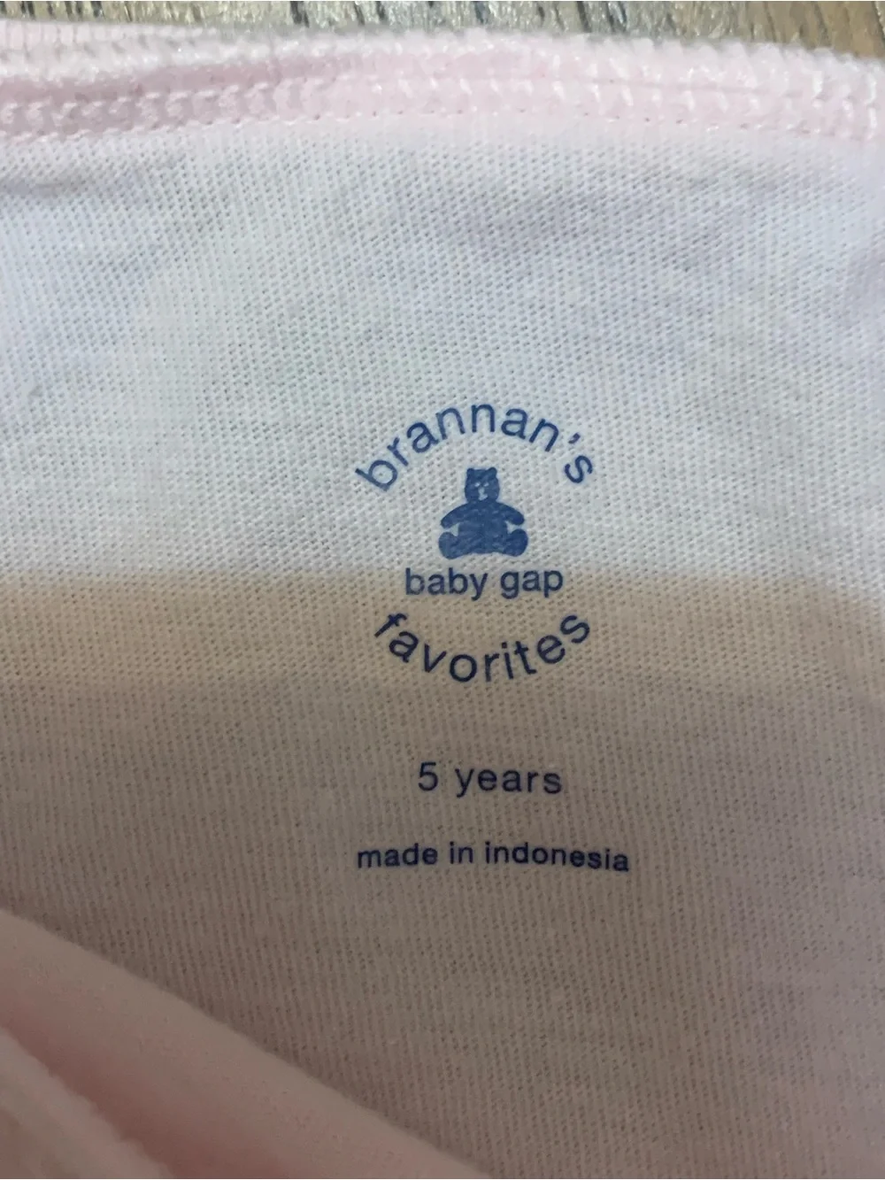 Pair of GAP Baby Girls Light Pink & Butterfly Print Sleeveless Tees